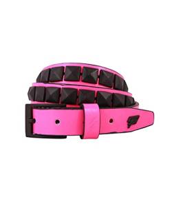 Lowlife of London Unisex Single Stud Gürtel, Neon Pink, 60 (Herstellergröße:Medium) von Lowlife of London