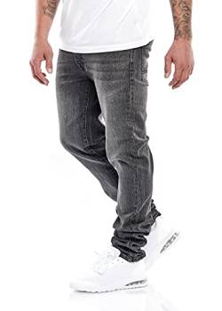 Lowrider Herren Jeans Hose 5-Pocket Straight fit Denim Pants 932128 Größe 32/32 Farbe Black Washed von Lowrider