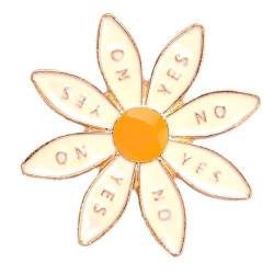 1 Stück Niedliche Blumen-brosche, Abzeichen, Broschen, Anstecknadeln Für Frauen, Mädchen, Kleidung, Taschen, Dekoration von Lpitoy