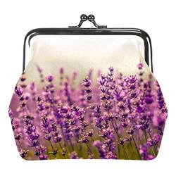 Lavendel-Geldbörse, Vintage-Beutel, Clutch mit Schnalle, Kiss-Lock-Geldbörse mit Verschlussverschluss, Geldbörsen für Damen und Mädchen von Lsjuee