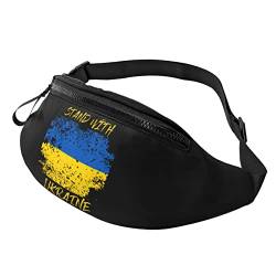 Ukrainische Casual Fanny Hüfttasche für Männer und Frauen, Verstellbarer Gürtel, für Reisen, Wandern, Radfahren, Laufen, Festival, Rave von Lsjuee