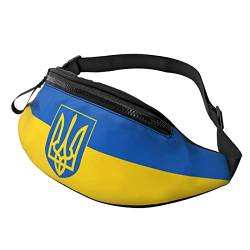 Ukrainische Casual Fanny Hüfttasche für Männer und Frauen, Verstellbarer Gürtel, für Reisen, Wandern, Radfahren, Laufen, Festival, Rave von Lsjuee