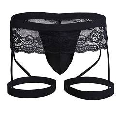 Luadnysin String Tanga Herren Ouvert Offen Erotische Slips G-String Unterhosen Gay Sexy Mini Elefanten Personalisiert Hipster Reizunterwäsche Unterwäsche Sissy Dessous String Tanga Lover Geschenk von Luadnysin