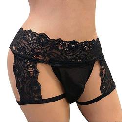 Luadnysin String Tanga Herren Ouvert Offen Erotische Slips G-String Unterhosen Gay Sexy Mini Elefanten Personalisiert Hipster Reizunterwäsche Unterwäsche Sissy Dessous String Tanga Lover Geschenk von Luadnysin