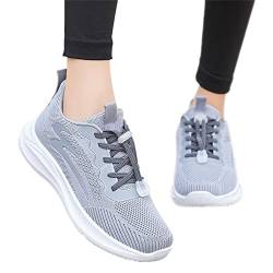 Sneaker Damen Sommer Elegant Flache Schwarze Sommerschuhe Wanderschuhe Walkingschuhe Weiss Plateau Frauen Bequeme Lässige Plattform Outdoor Laufschuhe Sportschuhe Sneaker Turnschuhe von Luadnysin