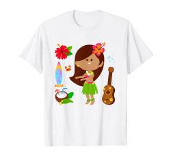 Baby Mädchen Hawaii-Kostüm niedlich Kinder Luau T-Shirt von Luau Hawaiian Shirts for Youth Toddler Teen