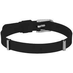 Luca Barra Armband Kollektion Summer Damenarmband aus schwarzem Silikon. Referenz: BK2478, Silikon von Luca Barra