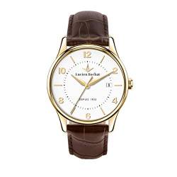 Lucien Rochat Herren Uhr, MONTREUX Kollektion, Zeit und Datum, aus Edelstahl, Leder - R0451115001 von Lucien Rochat