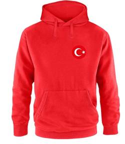 Luckja EM 2016 Trikot Türkei Fanshirt EM02 Herren Hoodie von Luckja