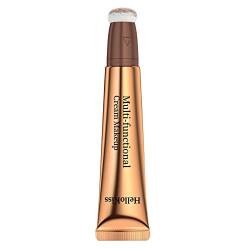 Flüssige Kontur Beauty Wand, 3-in-1 Gesichts Highlighter Und Bronze Stick Mit Kissen Applicator Befestigt, Schimmer Lange Anhaltende Seidige Creme Gesicht Highlighter Bronze Make-up Stick Für Gesicht von Luckxing