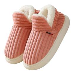 Hausschuhe für Damen - Hausschuhe Scuff Slides Anti-Rutsch-Hausschuhe,Bequeme Indoor-Outdoor-Scuff-Slides, Slip-On-Winter-Fuzzy-Hausschuhe für Männer und Frauen Luckxing von Luckxing