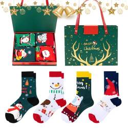 Lustige Socken für Weihnachten,Rutschfeste Baumwollsocken für den Weihnachtsspaß | Weihnachtsgeschenke, Wintersocken für Weihnachtsfeier, Esszimmer, Wohnzimmer, Schlafzimmer, Arbeitszimmer Luckxing von Luckxing