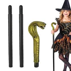 Prinzessin Zepter Prop Stick Cane - Festivalstab,Halloween Cosplay König Zepter Spazierstock Spielzeug für Erwachsene Kinder Karneval Luckxing von Luckxing