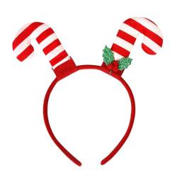 Weihnachtsmann-Stirnband,Stirnbänder für Weihnachten - Festliches Feiertags-Partyzubehör, Weihnachtskostümzubehör für Weihnachtsfeiertags-Partygeschenke für Frauen oder Mädchen Luckxing von Luckxing