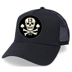 LUCKY 13 Pirate Skull Trucker Cap One Size von Lucky 13