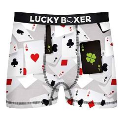 Lucky Boxer Herren Slips in Grau für Männer, Unitario LB004, X-Large von Lucky Boxer