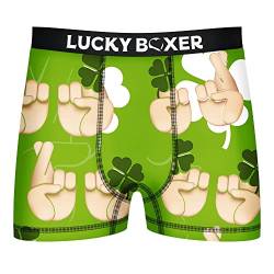 Lucky Boxer Herren Slips in Grün für Männer, Unitario LB001, Medium von Lucky Boxer