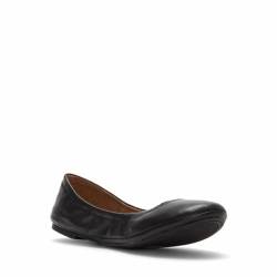 Lucky Brand Damen Emmie Ballerinas, Schwarzes Leder, 40 EU von Lucky Brand