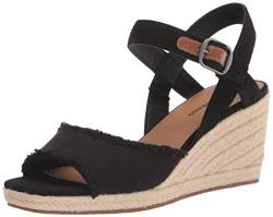 Lucky Brand Damen Mindra Keilabsatz Espadrilles, schwarz, 39 EU von Lucky Brand