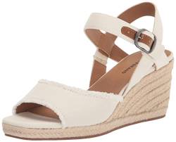 Lucky Brand Damen Mindra Keilsandale, Weiß, 39 EU Weit von Lucky Brand