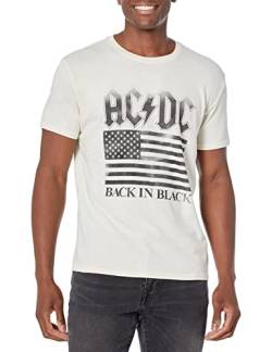 Lucky Brand Herren ACDC Flag Graphic Tee, Weiß (Whisper White), L von Lucky Brand