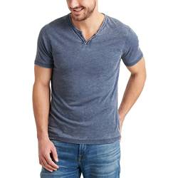 Lucky Brand Herren Venice Burnout Notch Neck Tee T-Shirt, American Navy, XX-Large von Lucky Brand