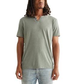 Lucky Brand Herren Venice Burnout Notch Neck Tee T Shirt, Lorbeerkranz, XL EU von Lucky Brand