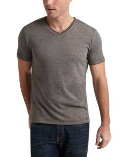 Lucky Brand Herren Venice Burnout T-shirt mit V-ausschnitt T Shirt, Jet Black, L EU von Lucky Brand