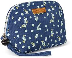 Lucky Brand Kulturtasche für Damen, Kosmetiktasche für Reisen, multifunktionaler Organizer-Tasche, Denim mit Blumenmuster, Einheitsgröße von Lucky Brand