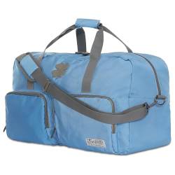 Lucky Travel Duffel Bags, Turnbeutel, Reisetasche & Große Seesack für Herren, Faltbare Übernachtung Weekender Taschen für Damen & Herren mit Verstellbarem Schultergurt, Anthrazit, Hell, blau, 115L, von Lucky Brand