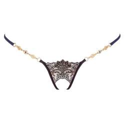 Lucky Cheeks Damen Luxus Mini G-String Ouvert Black Sensation (as3, Alpha, l, Regular, Regular) von Lucky Cheeks