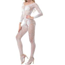 Damen Netz Bodystockings Bodys Sexy Strumpfhosen Nachtbekleidung Unterwäsche für Frauen von LuckyLucy