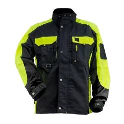 Luckyberg Arbeitsjacke | Multifunktionale Männer Sicherheitsjacke, Schutzjacke mit vielen Taschen, Arbeitskleidung männer Arbeitsschutzjacke; Große 44-62. von Luckyberg