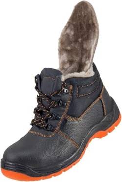 Luckyberg Sicherheitsschuhe mit Stahlkappe, Größe von 36 bis 50 | Arbeitsschuh für Herren und Damen, Winter Stiefel Industrie und Baunutzung, Mechanikerschuhe (Numeric_43) von Luckyberg