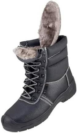 Luckyberg Sicherheitsschuhe mit Stahlkappe, Größe von 38 bis 47 | Arbeitsschuh für Herren und Damen, Winter Stiefel Industrie und Baunutzung, Mechanikerschuhe (Numeric_41) von Luckyberg