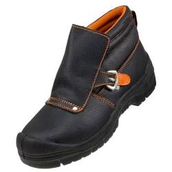 Luckyberg Sicherheitsschuhe mit Stahlkappe, Größe von 39 bis 47 | Arbeitsschuh für Herren und Damen, Schweißerstiefel Schweißerschuhe Winter Stahlkappe. (Numeric_46) von Luckyberg