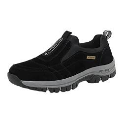 Luckywaqng Herren Winter Laufschuhe Mit Komfort Luftkissen Trekking, Klettern, Traillaufschuhe Walking Sportlich Chunky Trekkingschuhe Wasserdicht, rutschfest, Sneaker Freizeitschuhe Wanderschuhe von Luckywaqng