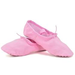 Luckywaqng Mädchen Sneaker 28 Kinder-Tanzschuhe, Damen-Übungsschuhe mit weicher Sohle, für Erwachsene, Ethno-Ballettschuhe, Yoga-Schuhe Turnschuhe 33 (Hot Pink, 26) von Luckywaqng