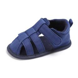 Luckywaqng Sandalen Herren Kleinkind Kinder Baby Mädchen Niedliche Seil Soft Bottom First Walk Schuhe Schuhe Sportschuhe Kinder (Blue, 21 Infant) von Luckywaqng