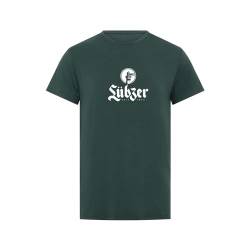 Lübzer Pils Herren T-Shirt aus 100% Baumwolle, dunkel-grün, 190 g/qm Qualität (500369, DE/NL/SE/PL, Alphanumerisch, M, Regular, Regular) von Lübzer Pils