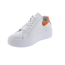 Waldläufer, H-Nicky Sneaker, Memphis Taipei, Snow orange, Schnürung und Reißv., Weite H 733001-208-087, Größe 38.5 EU von Lugina