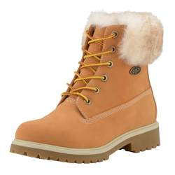 Lugz Damen Convoy Fur Mode-Stiefel, Golden Wheat/Creme/Gum, 39.5 EU von Lugz