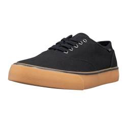 Lugz Herren Lernen Sneaker, Schwarz/Gum, 44 EU von Lugz