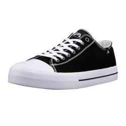 Lugz Herren Stagger Lo Fashion Sneaker, schwarz/weiß, 43 EU von Lugz