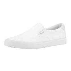 Lugz Men's Clipper Classic Slip-on Fashion Sneaker, White, 3.5 von Lugz
