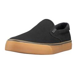 Lugz Men's Clipper Sneaker, Black/Gum/Black, 12 von Lugz