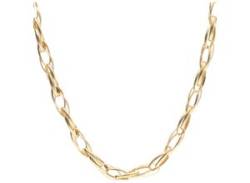 Goldkette LUIGI MERANO "Doppelankerkette, Gold 585" Halsketten Gr. 45 cm, Gelbgold 585, goldfarben (gold> <) Damen Goldketten von Luigi Merano