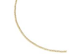 Goldkette LUIGI MERANO "mit facettierten Kugeln, Gold 585" Halsketten Gr. 45 cm, Gelbgold 585, goldfarben (gold) Damen Goldketten von Luigi Merano