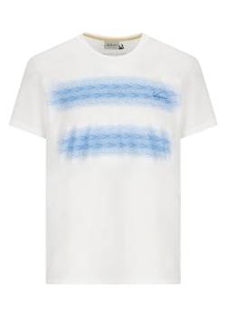 Luis Trenker Herren T-Shirt Luthiago mit Ethno Print, Farbe:weiß, Größe:L von Luis Trenker