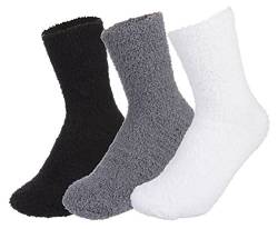 Lukis Unisex Winter Dicke Warme Socken Einfarbig Kuschelsocken Größe 36-44 Stil-1 von Lukis